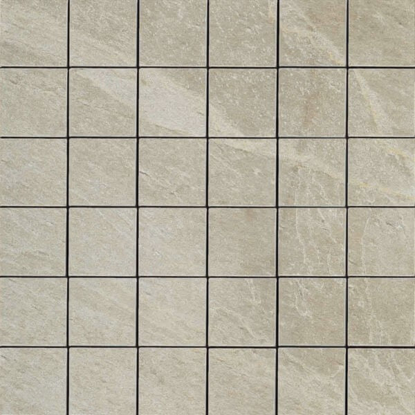 Happy Floors X-Rock 12" x 12" Natural Porcelain 2" Mosaic