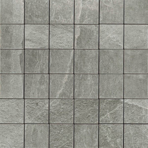 Happy Floors X-Rock 12" x 12" Natural Porcelain 2" Mosaic