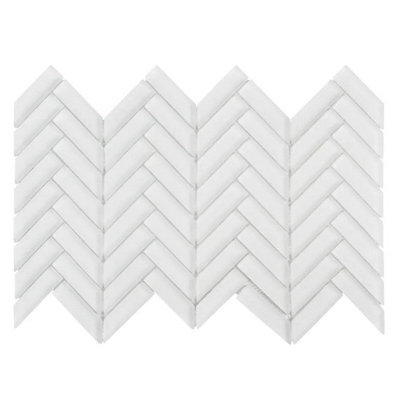 Jeffrey Court Reef 9.5" x 15.38" Matte Reed Glass Mosaic