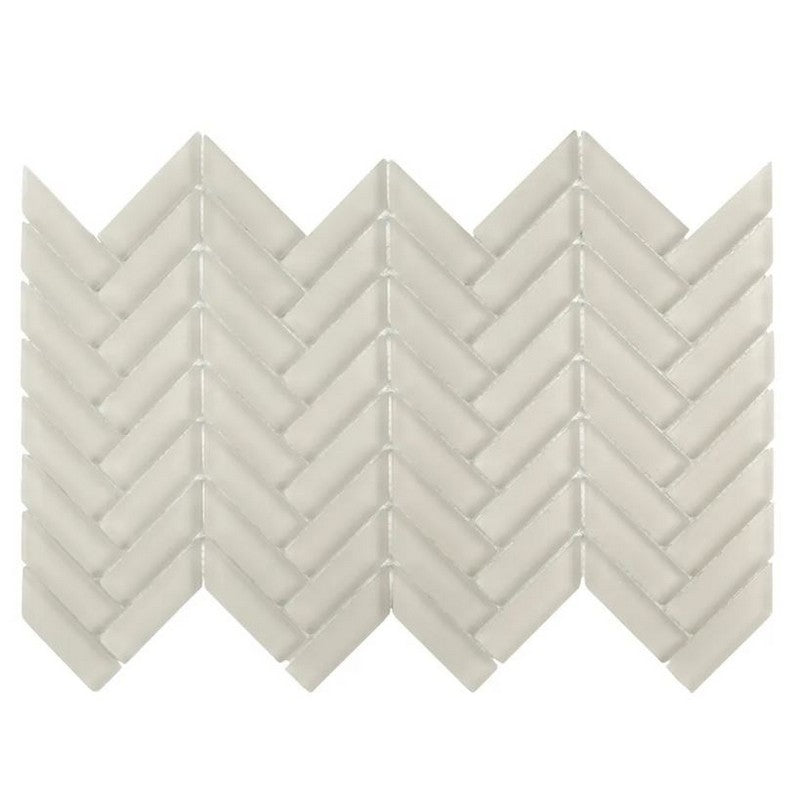 Jeffrey Court Reef 9.5" x 15.38" Matte Reed Glass Mosaic