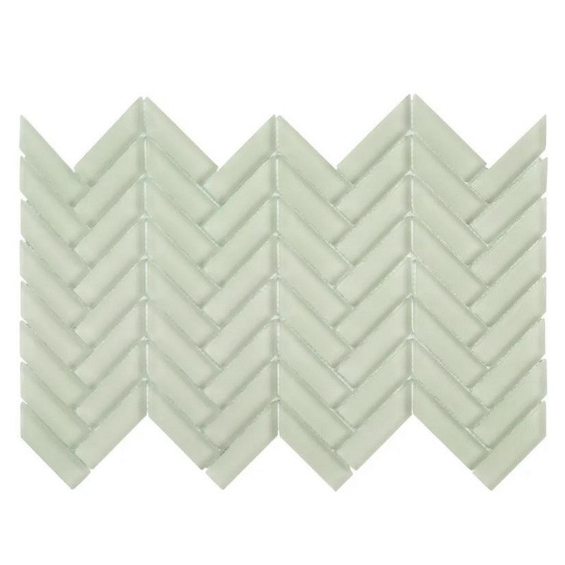 Jeffrey Court Reef 9.5" x 15.38" Matte Reed Glass Mosaic