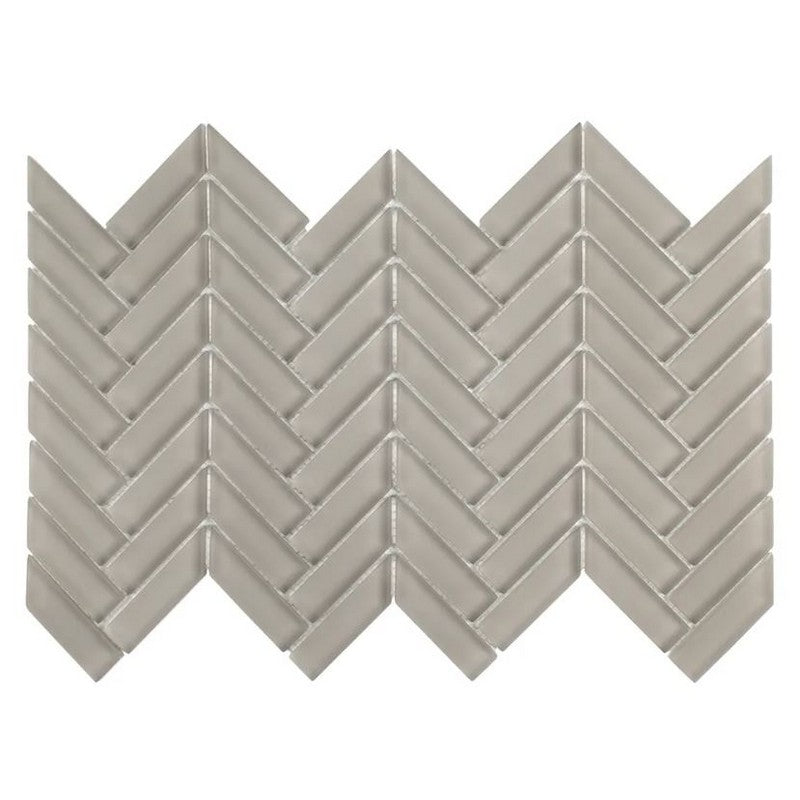 Jeffrey Court Reef 9.5" x 15.38" Matte Reed Glass Mosaic