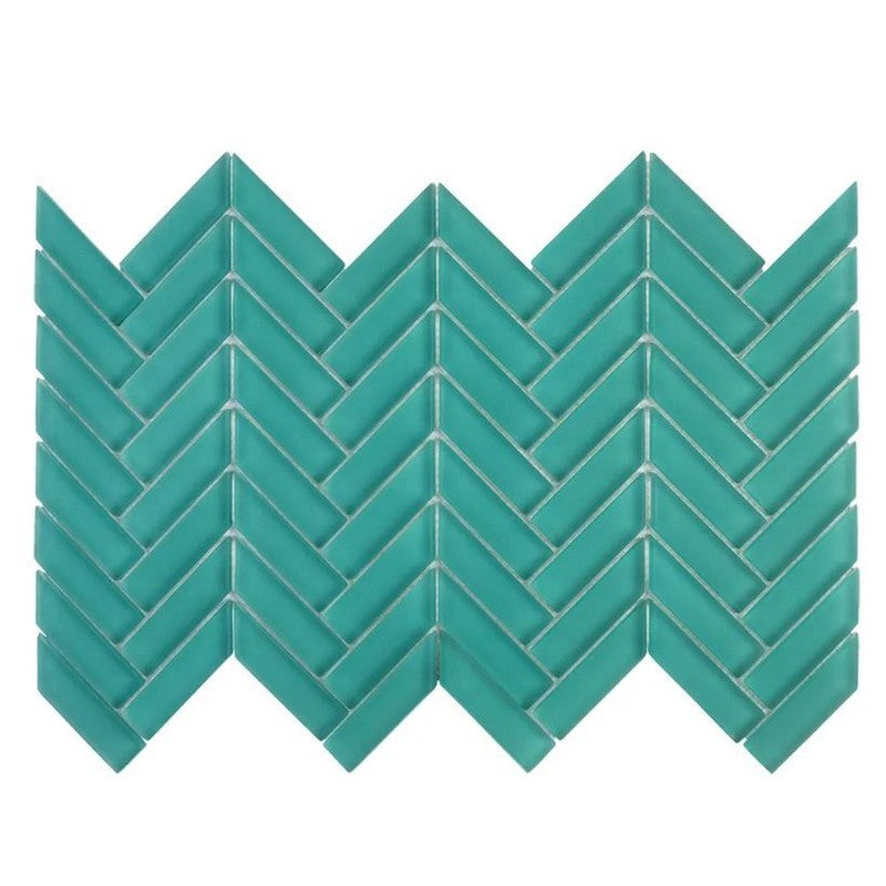 Jeffrey Court Reef 9.5" x 15.38" Matte Reed Glass Mosaic