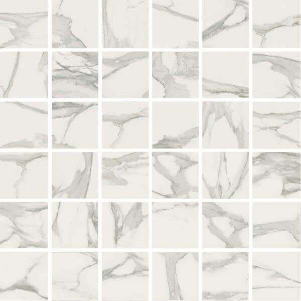 Happy Floors Stratus 12" x 12" Natural Porcelain 2" Mosaic