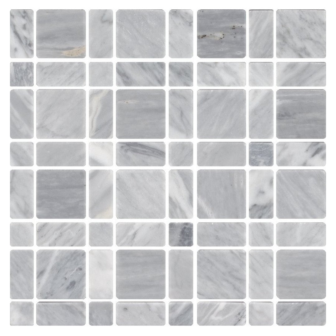 Shaw Eterna 12.5" x 12.5" Lightly Textured Natural Stone Pinwhl Mosaic