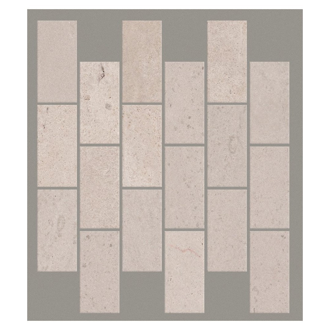 Shaw Eterna 12" x 12.5" Lightly Textured Natural Stone 2x4" Mosaic