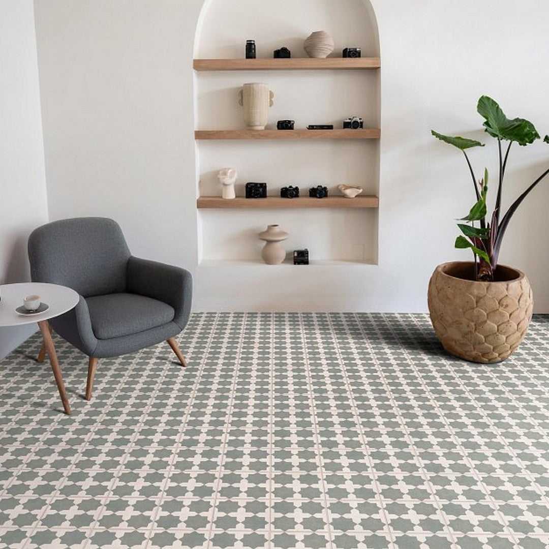 Shaw-Blooms-Deco-7.87-x-7.87-Lightly-Textured-Pressed-Ceramic-Deco-Tile-Willow-Moss