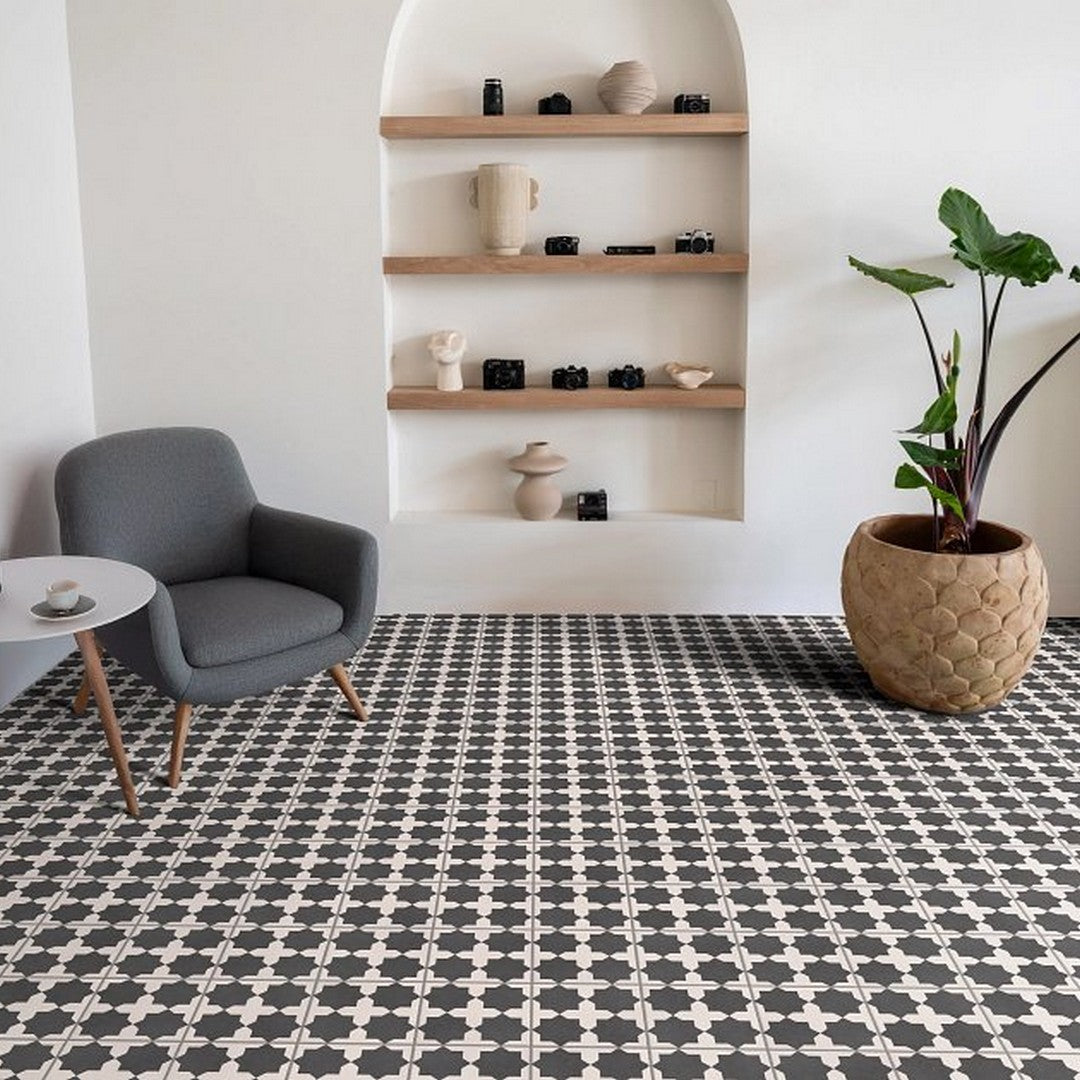 Shaw-Blooms-Deco-7.87-x-7.87-Lightly-Textured-Pressed-Ceramic-Deco-Tile-Nightshade