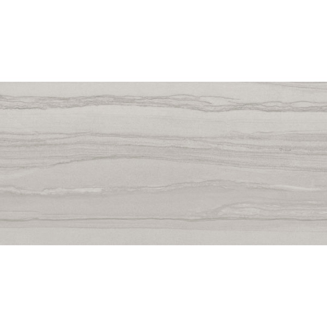 Happy Floors Silver 24" x 48" Rectified Natural Porcelain Tile (Sale)