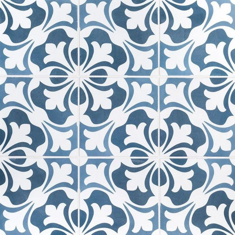 Jeffrey Court Europa Arte 6" x 6" Matte Acquerello Florence Porcelain Tile