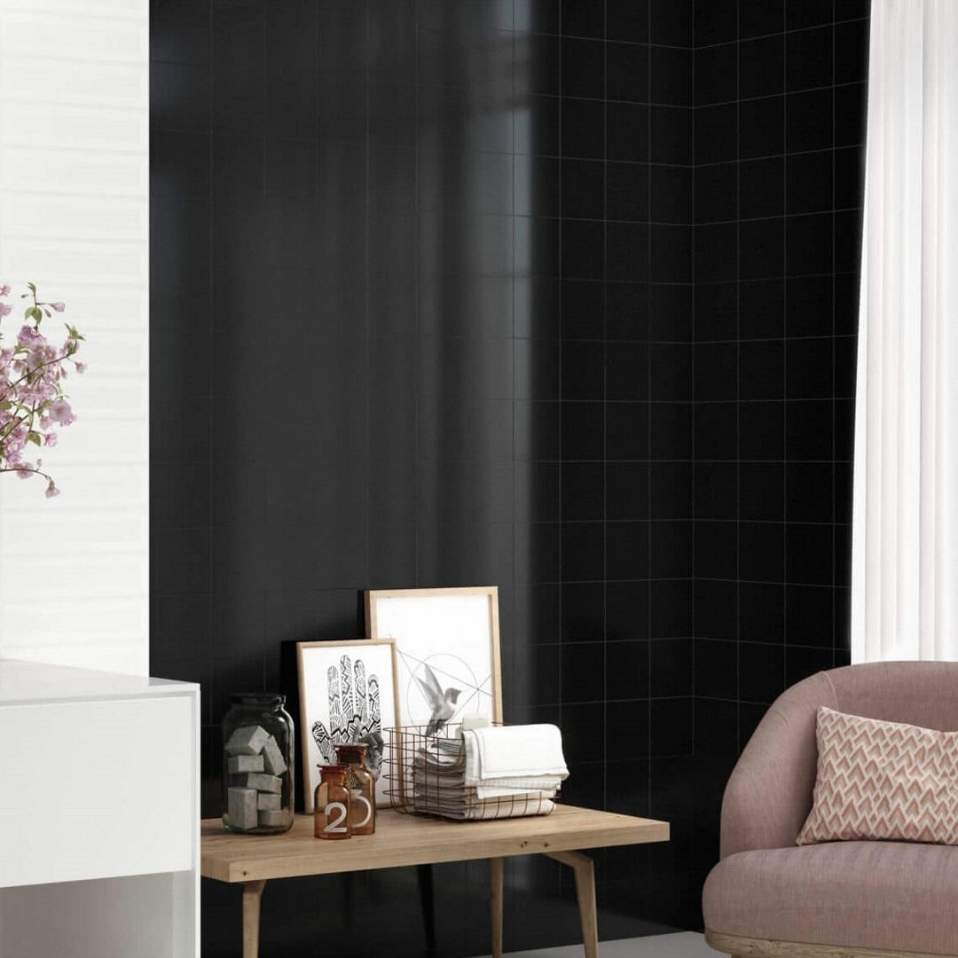 Happy-Floors-Esenzia-6-x-6-Pressed-Glossy-Ceramic-Wall-Tile-Sale-Black