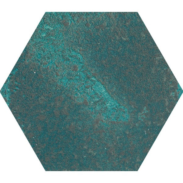 Happy Floors Vibrant 5" x 6" Glossy Porcelain Hexagon Wall Tile (Sale)