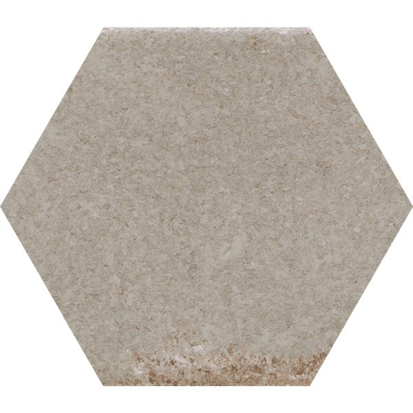 Happy Floors Vibrant 5" x 6" Glossy Porcelain Hexagon Wall Tile