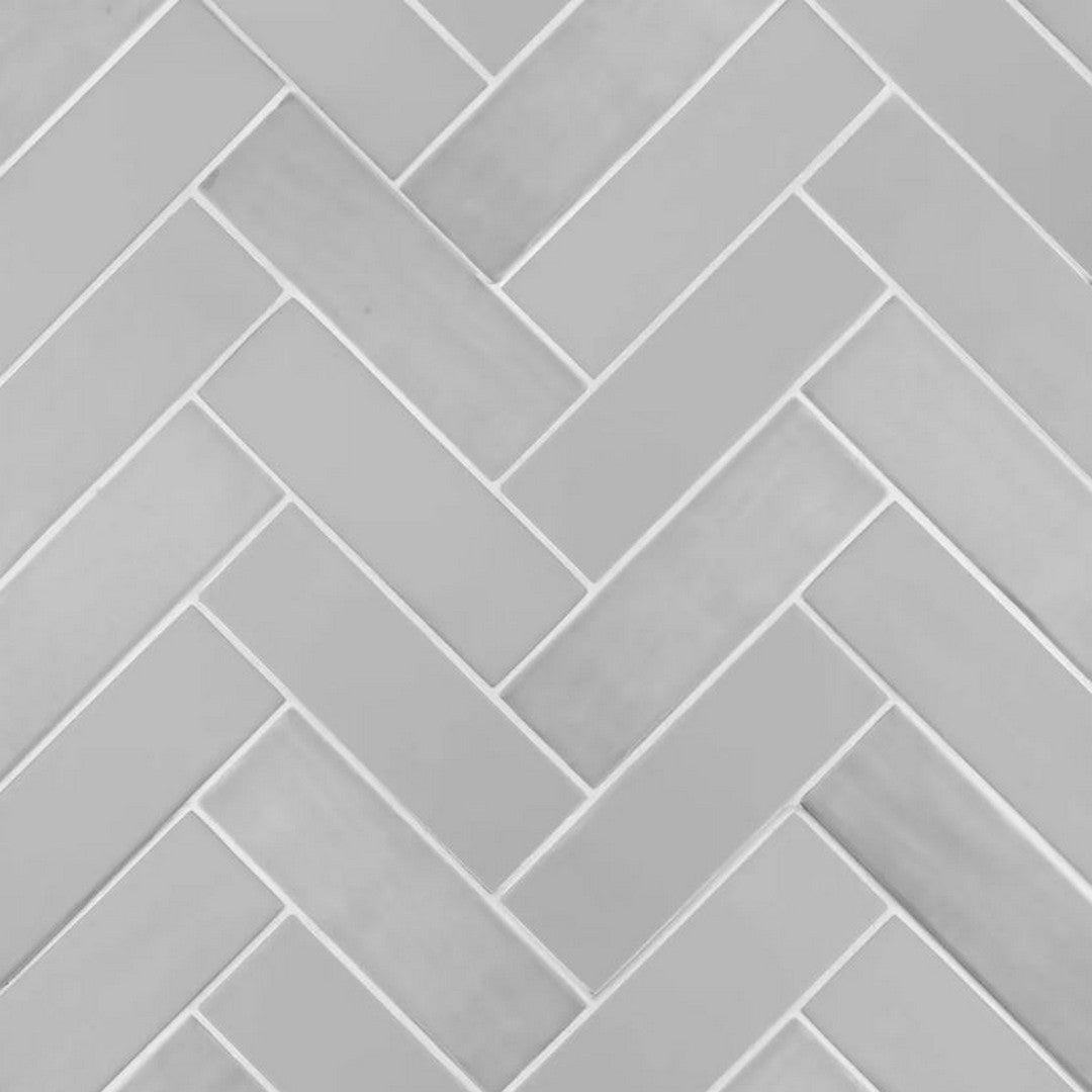 Jeffrey Court Spec 09 - 11.13" x 15.25" Brick Herringbone Ceramic Mosaic