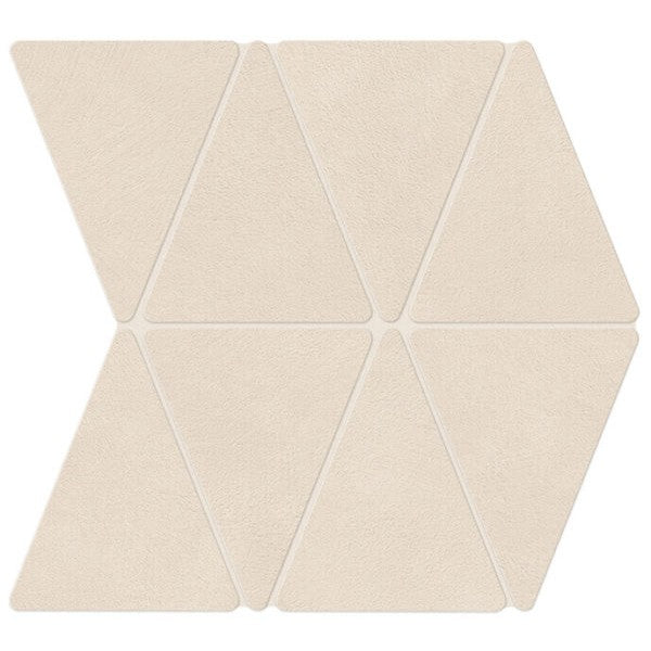 Happy Floors B-Natural 13.38" x 14.38" Matte Porcelain Rhombus Mosaic