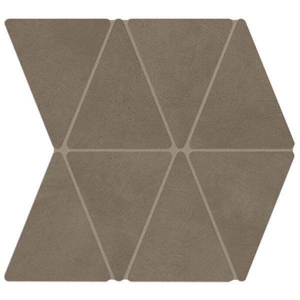 Happy Floors B-Natural 13.38" x 14.38" Matte Porcelain Rhombus Mosaic