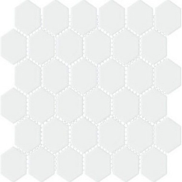 Happy Floors Artisan 11" x 12.5" Grip Porcelain 2" Hexagon Mosaic