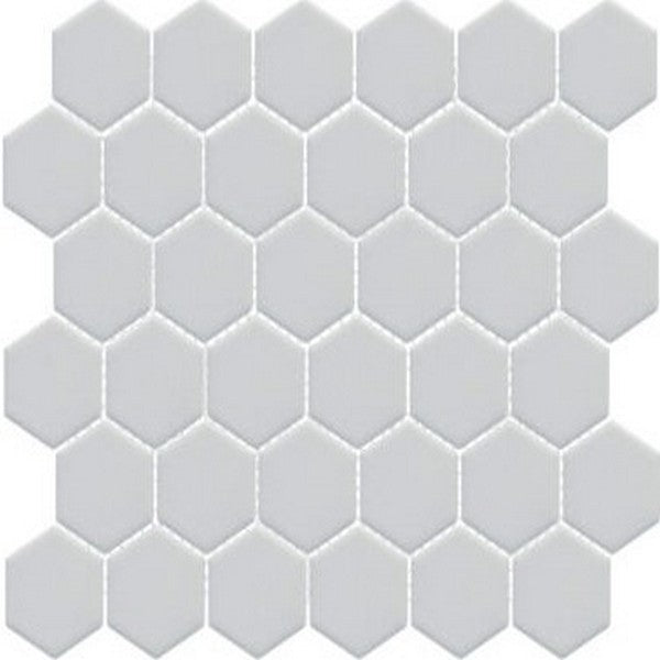 Happy Floors Artisan 11" x 12.5" Grip Porcelain 2" Hexagon Mosaic
