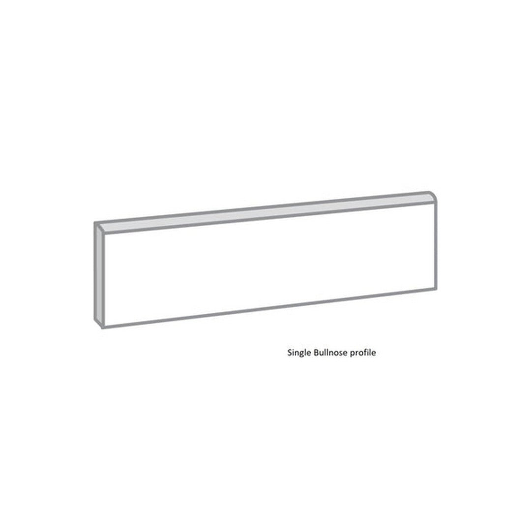 Happy Floors Phoenix 3" x 12" Pressed Natural Porcelain Bullnose