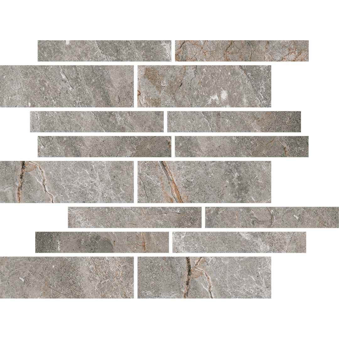 Happy Floors Toscana 11" x 13" Rectified Matte Muretto Porcelain Mosaic