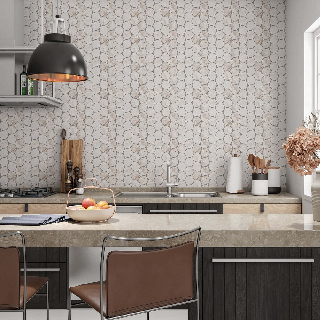 Happy-Floors-Toscana-11-x-13-Rectified-Matte-Leaf-Porcelain-Mosaic-Bianco