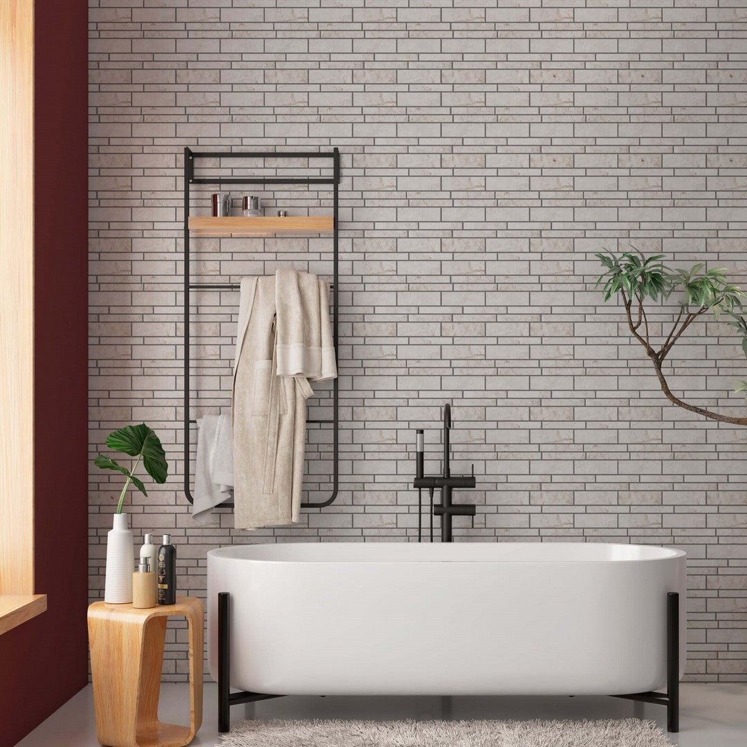 Happy-Floors-Toscana-11-x-13-Rectified-Matte-Muretto-Porcelain-Mosaic-Bianco