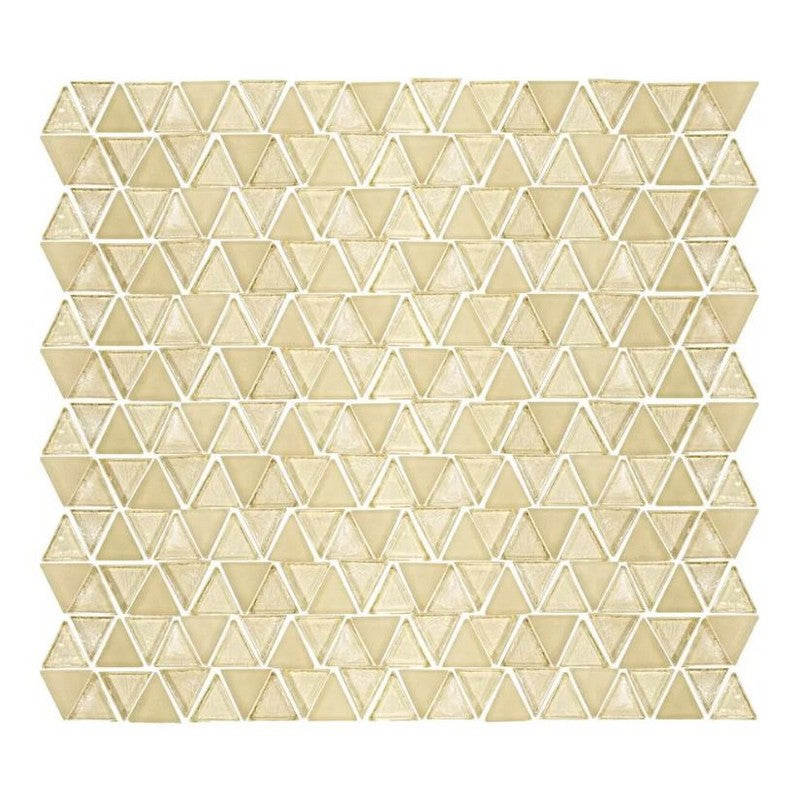 Jeffrey Court Pool 12" x 12.88" - 0.88" Triangle Glass Mosaic