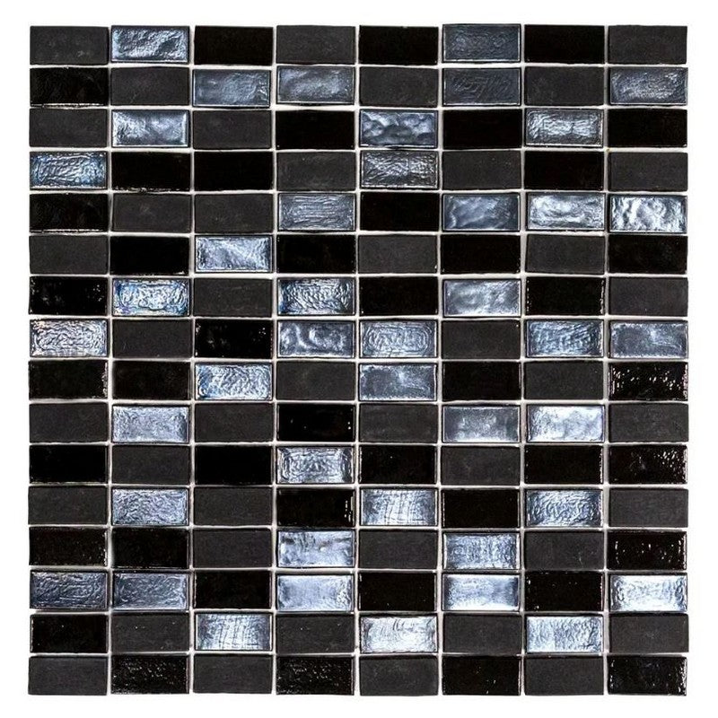 Jeffrey Court Pool 12.25" x 12.25" - 0.63" Stack Brick Glass Mosaic