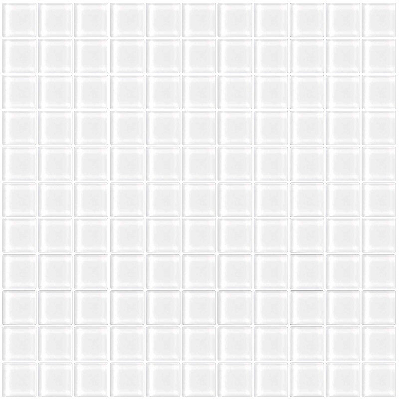 MiR Color Palette 11.8" x 11.8" Glossy Glass 1" Mosaic