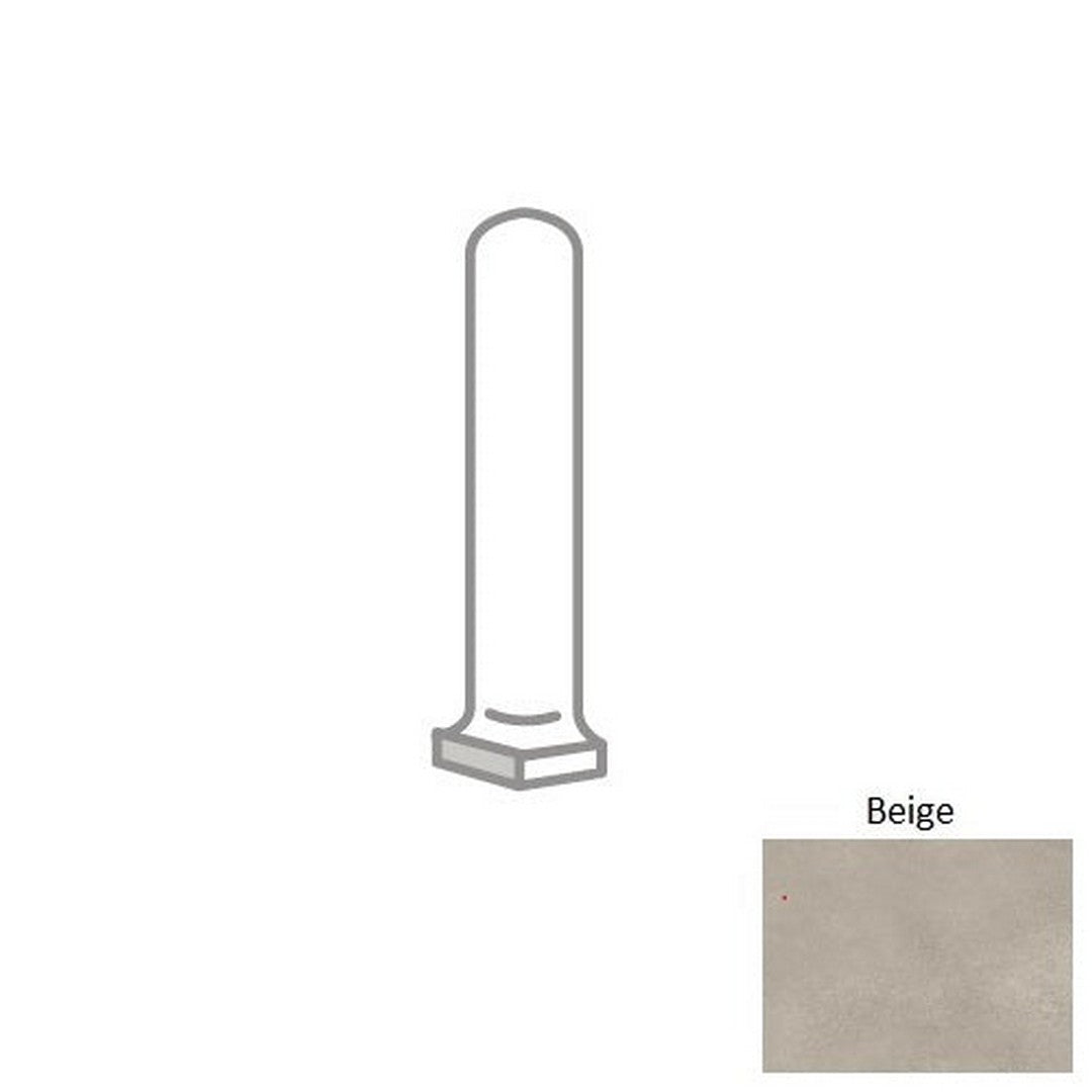 Emser Borigni 1" x 6" Matte Porcelain Cove Base Corner Out