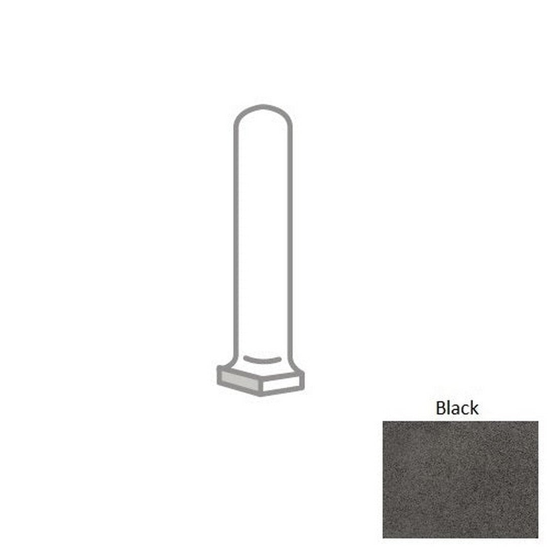 Emser Borigni 1" x 6" Matte Porcelain Cove Base Corner Out