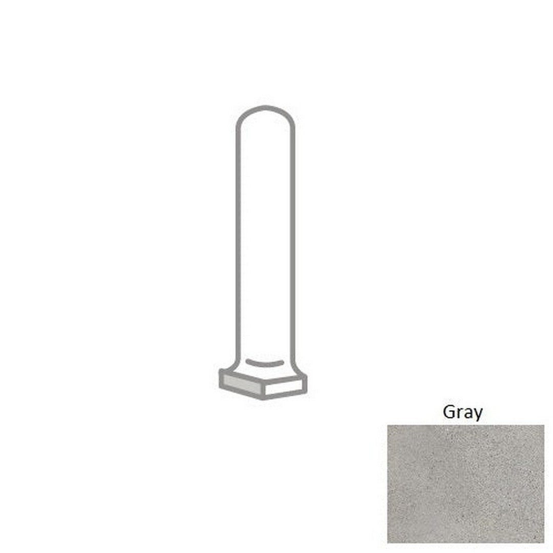 Emser Borigni 1" x 6" Matte Porcelain Cove Base Corner Out