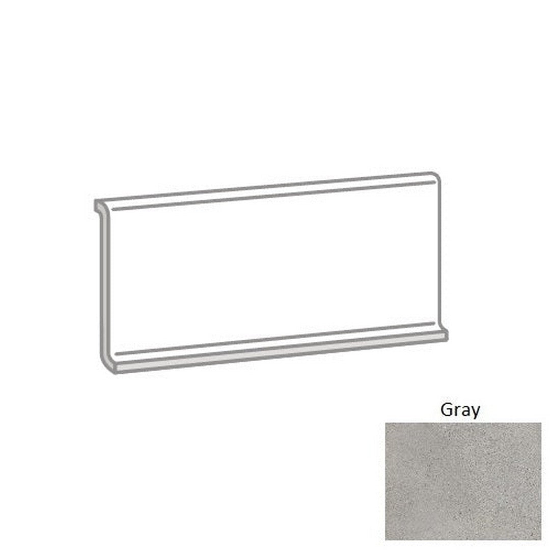 Emser Borigni 6" x 12" Pressed Matte Porcelain Cove Base