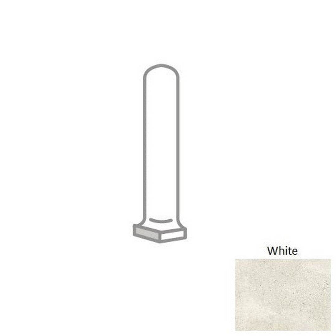 Emser Borigni 1" x 6" Matte Porcelain Cove Base Corner Out