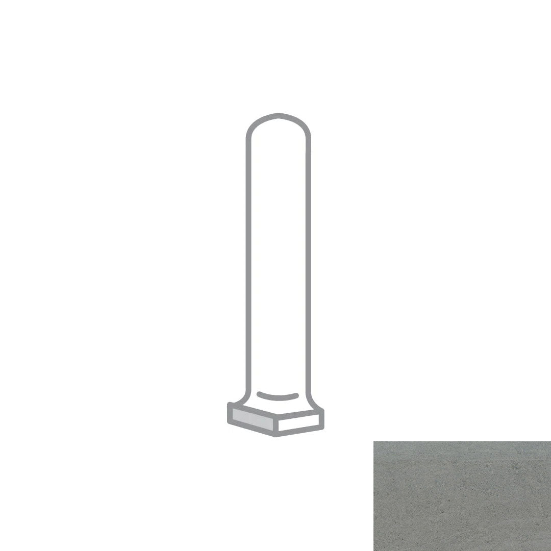 Emser Uptown 1" x 6" Matte Porcelain Cove Corner Outside