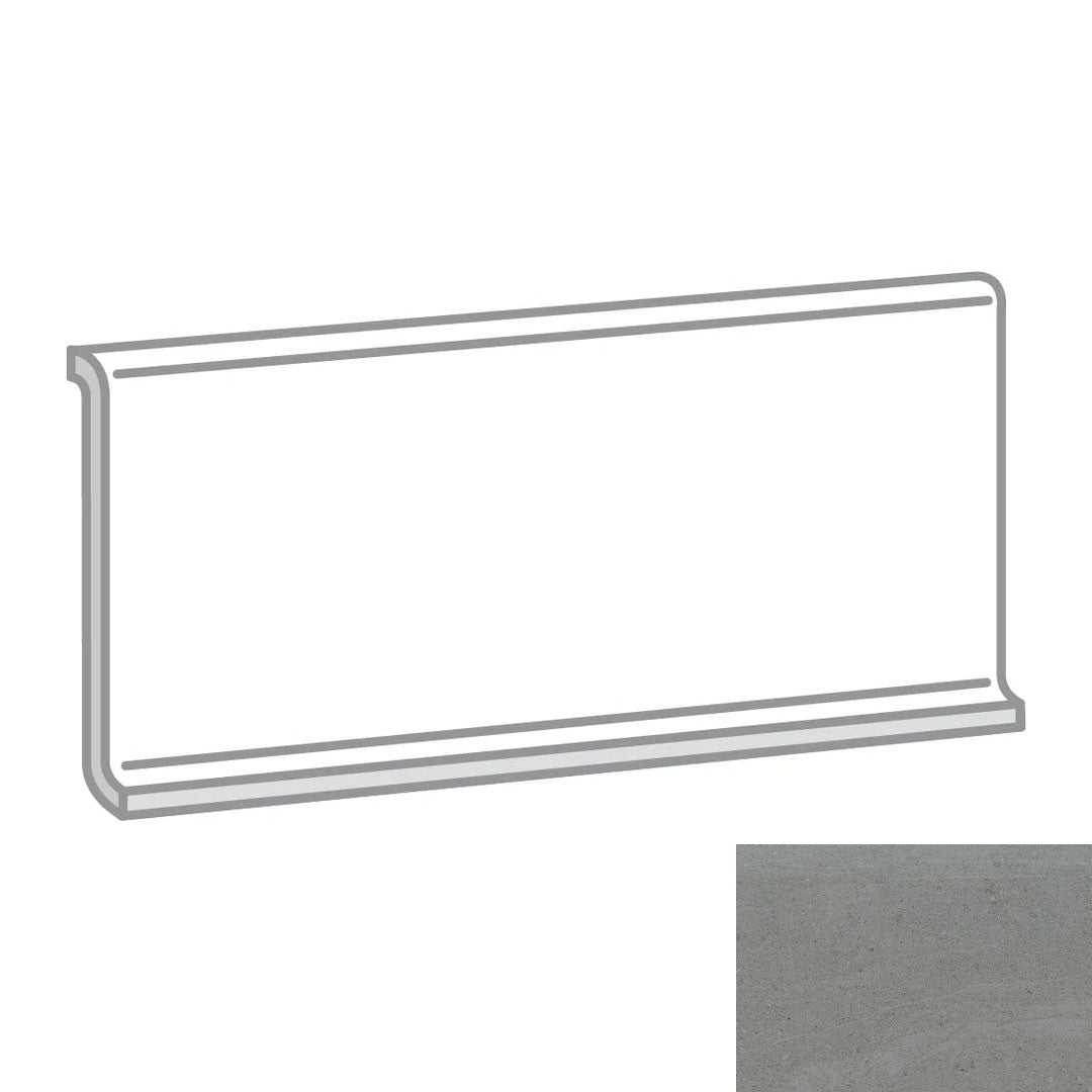 Emser Uptown 6" x 12" Matte Porcelain Cove Base