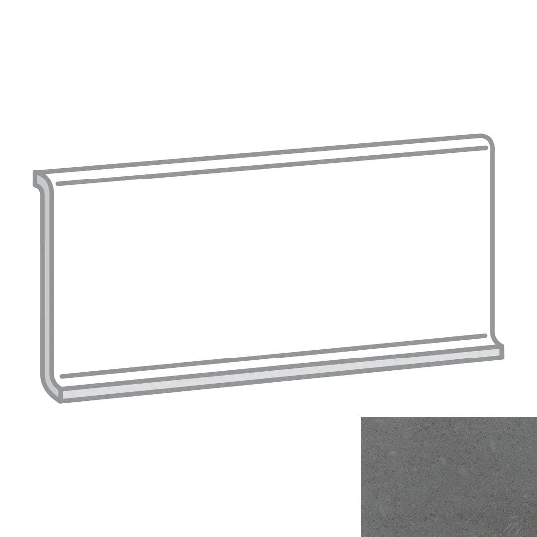 Emser Uptown 6" x 12" Matte Porcelain Cove Base