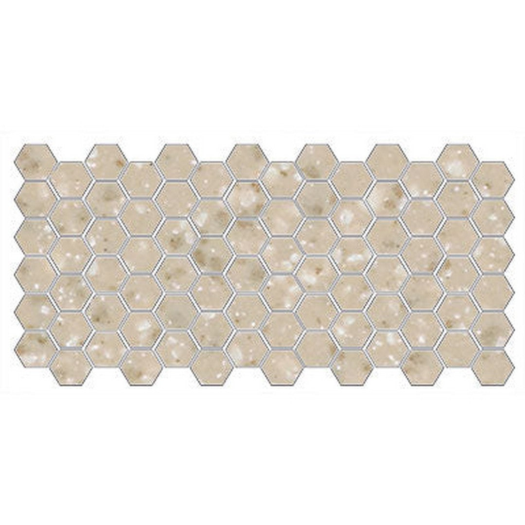 American Olean Unglazed 12" x 24" Unglazed Porcelain 2" Hexagon Mosaic