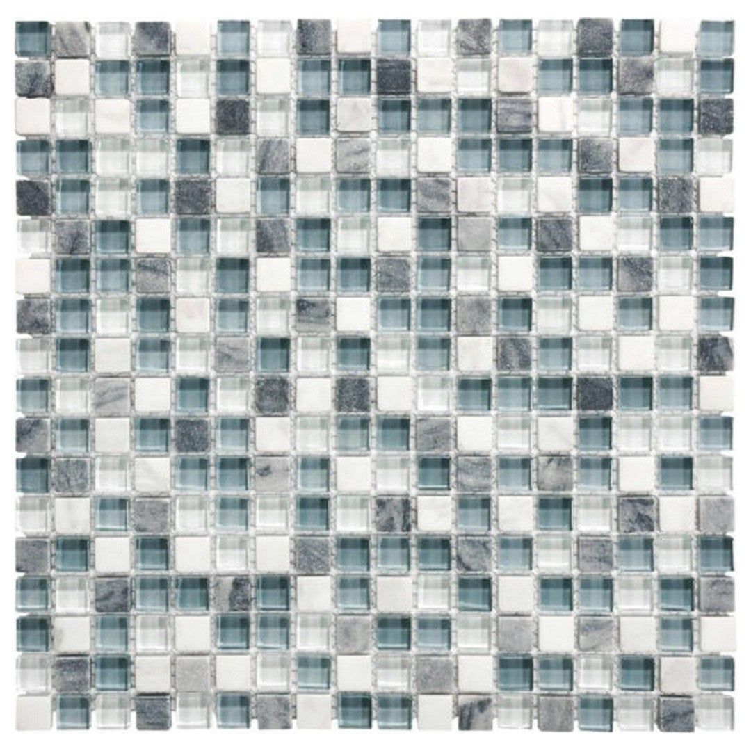 Qualis Ceramica Bliss 12" x 12" Matte Mixed Material 5/8" Mosaic