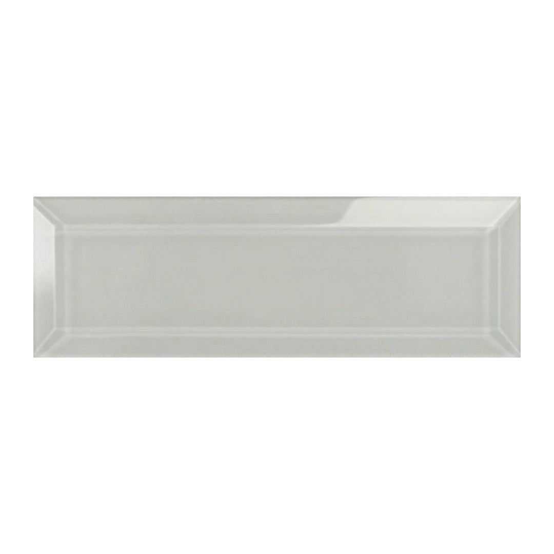Qualis Ceramica Bliss Element 3" x 9" Glossy Glass Beveled Wall Tile