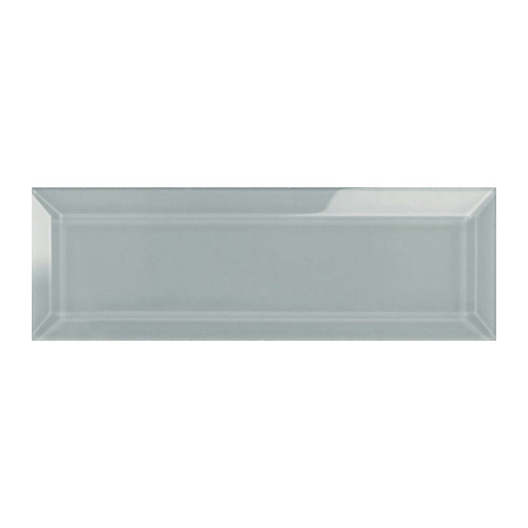 Qualis Ceramica Bliss Element 3" x 9" Glossy Glass Beveled Wall Tile