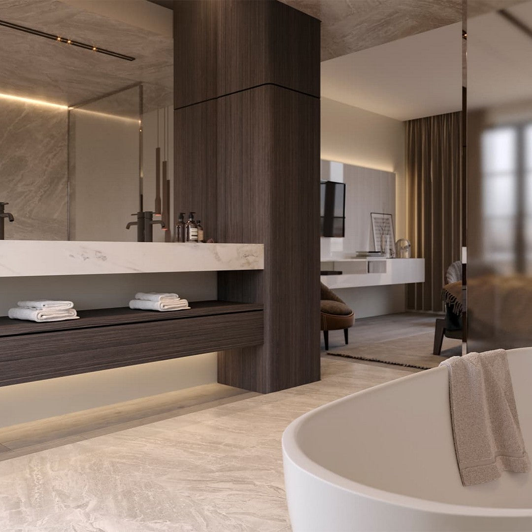 Anatolia-Mayfair-24-x-24-Rectified-Polished-Porcelain-Tile-Stella-Argento