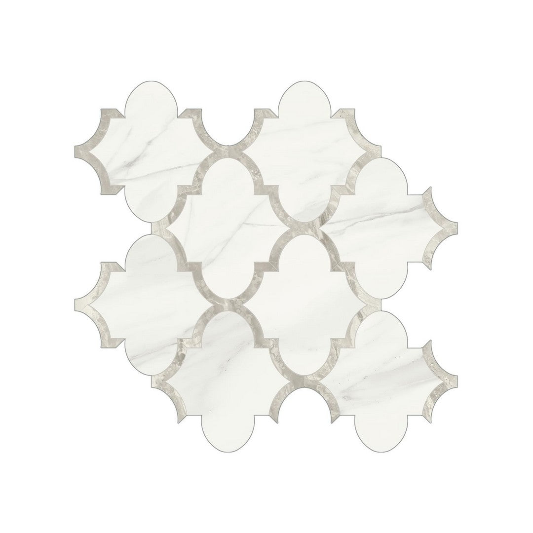 Anatolia Mayfair 12" x 12" Rectified Polished Porcelain Arabesque Mosaic