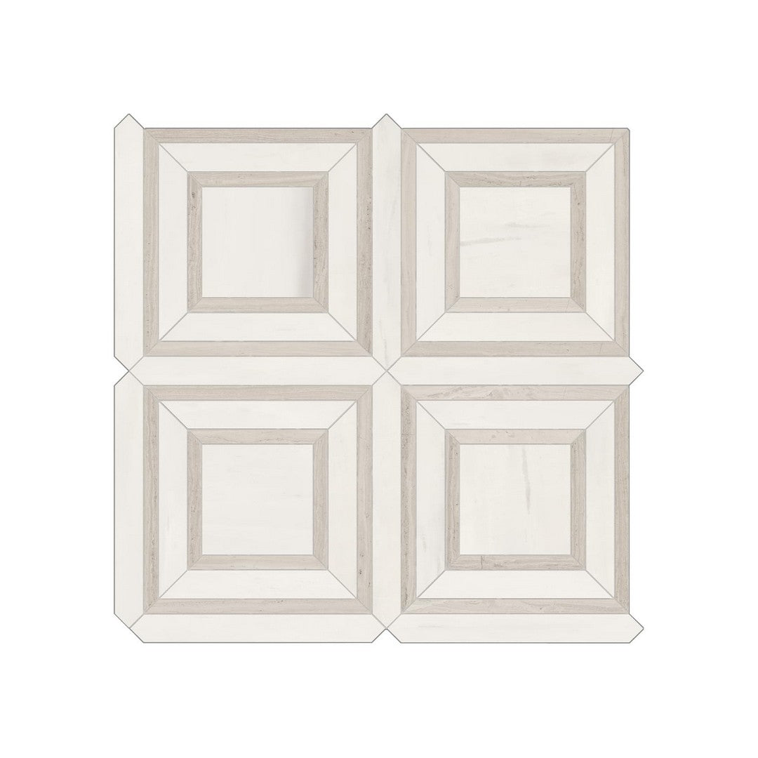 Anatolia Mayfair 12" x 12" Rectified Polished Porcelain Piazza Mosaic