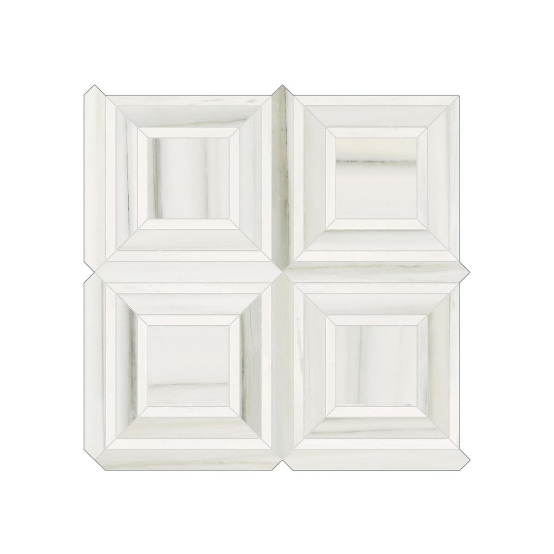 Anatolia Mayfair 12" x 12" Rectified Polished Porcelain Piazza Mosaic