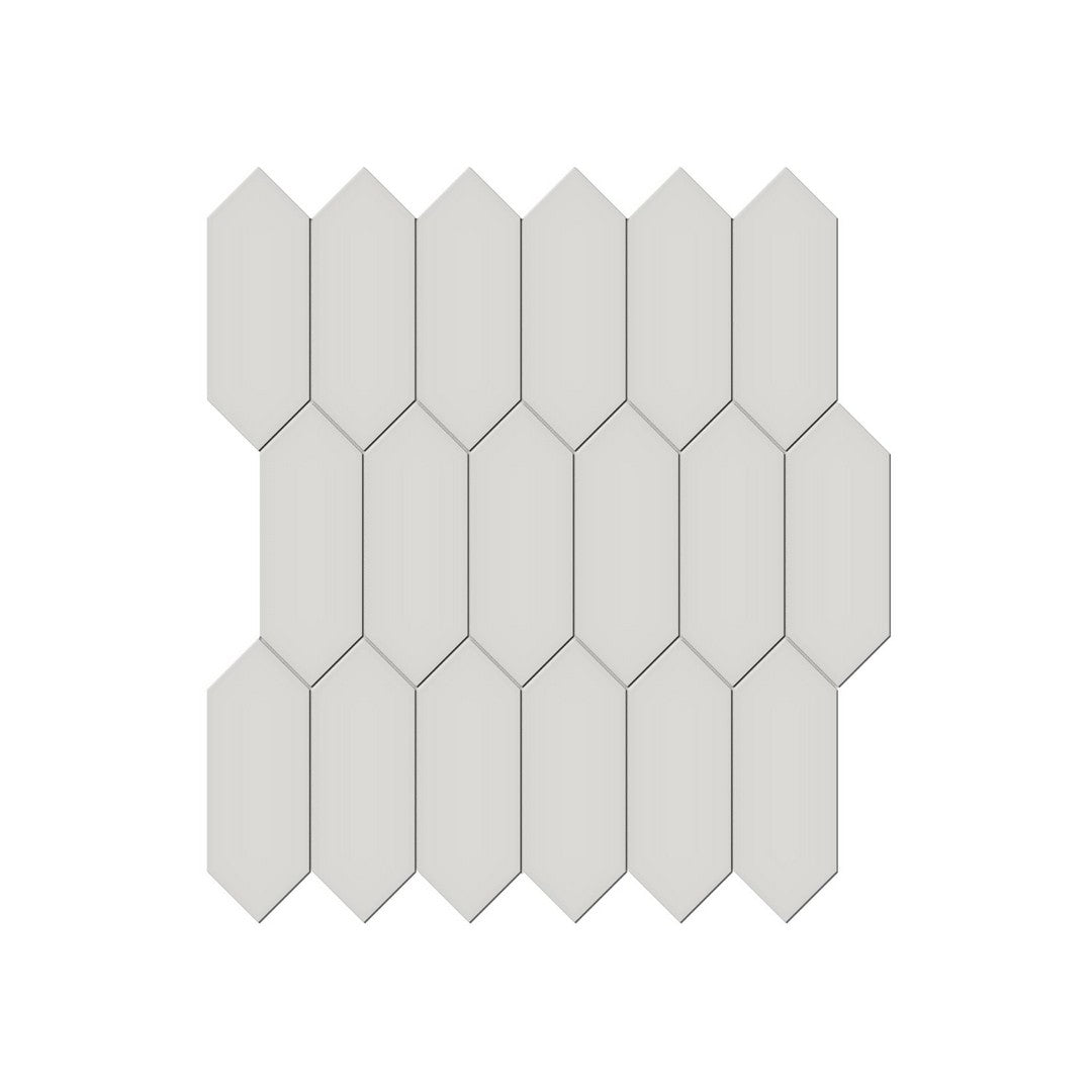 Anatolia Soho 11.18" x 12.52" Matte Porcelain 2×5" Picket Mosaic