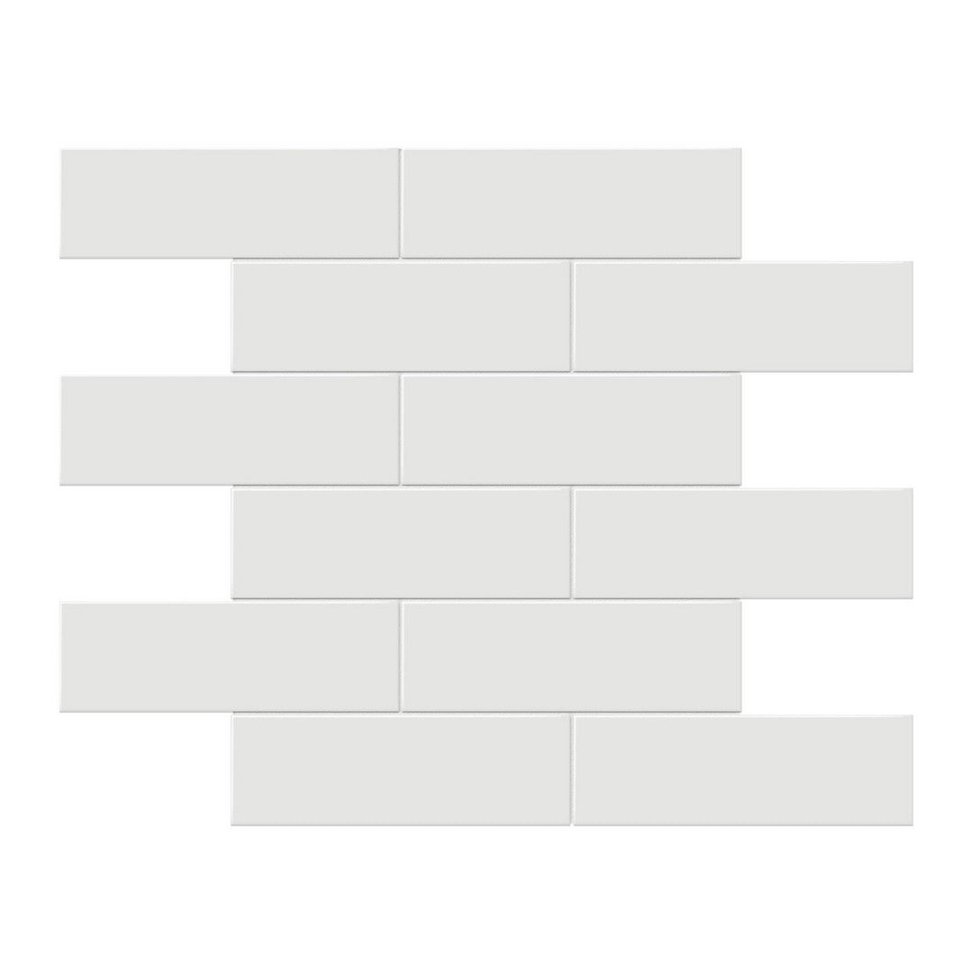 Anatolia Soho 11.65" x 11.73" Glossy Porcelain 2×6" Brick Mosaic