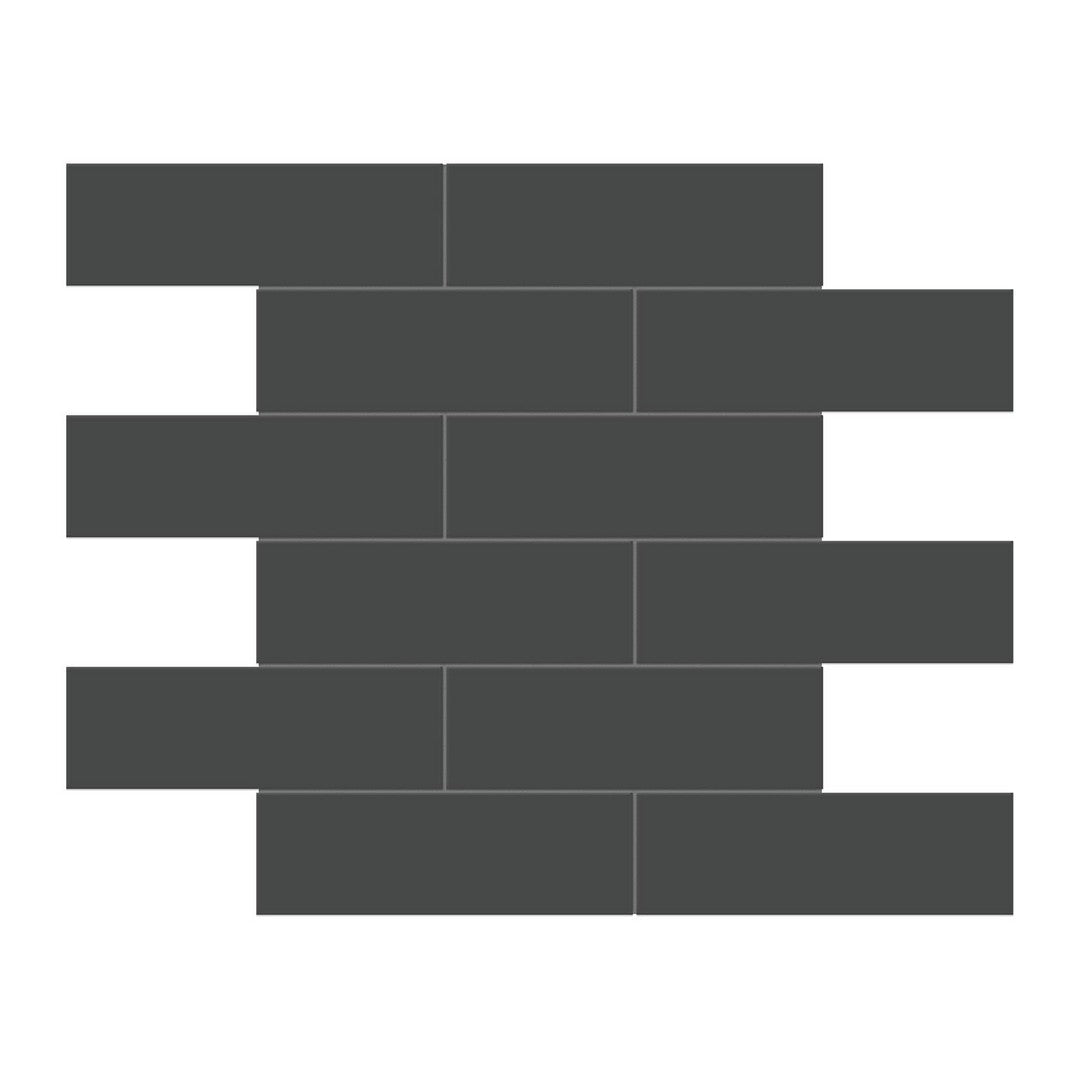 Anatolia Soho 11.65" x 11.73" Matte Porcelain 2×6" Brick Mosaic