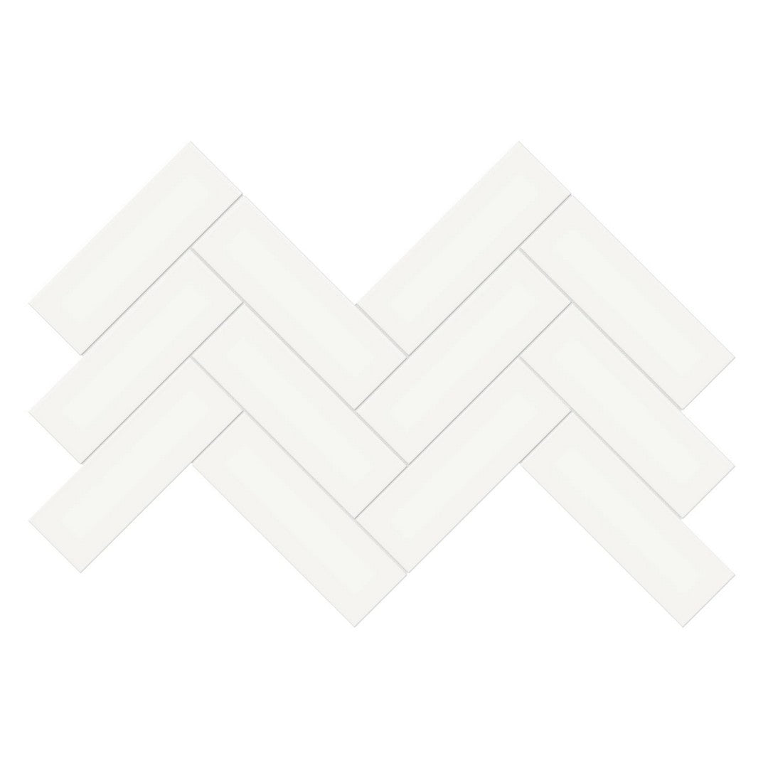 Anatolia Soho 8.23" x 16.6" Matte Porcelain 2×6" Herringbone Mosaic