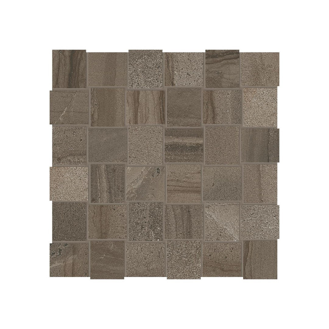 Anatolia Amelia 12" x 12" Matte Porcelain 2" Basketweave Mosaic